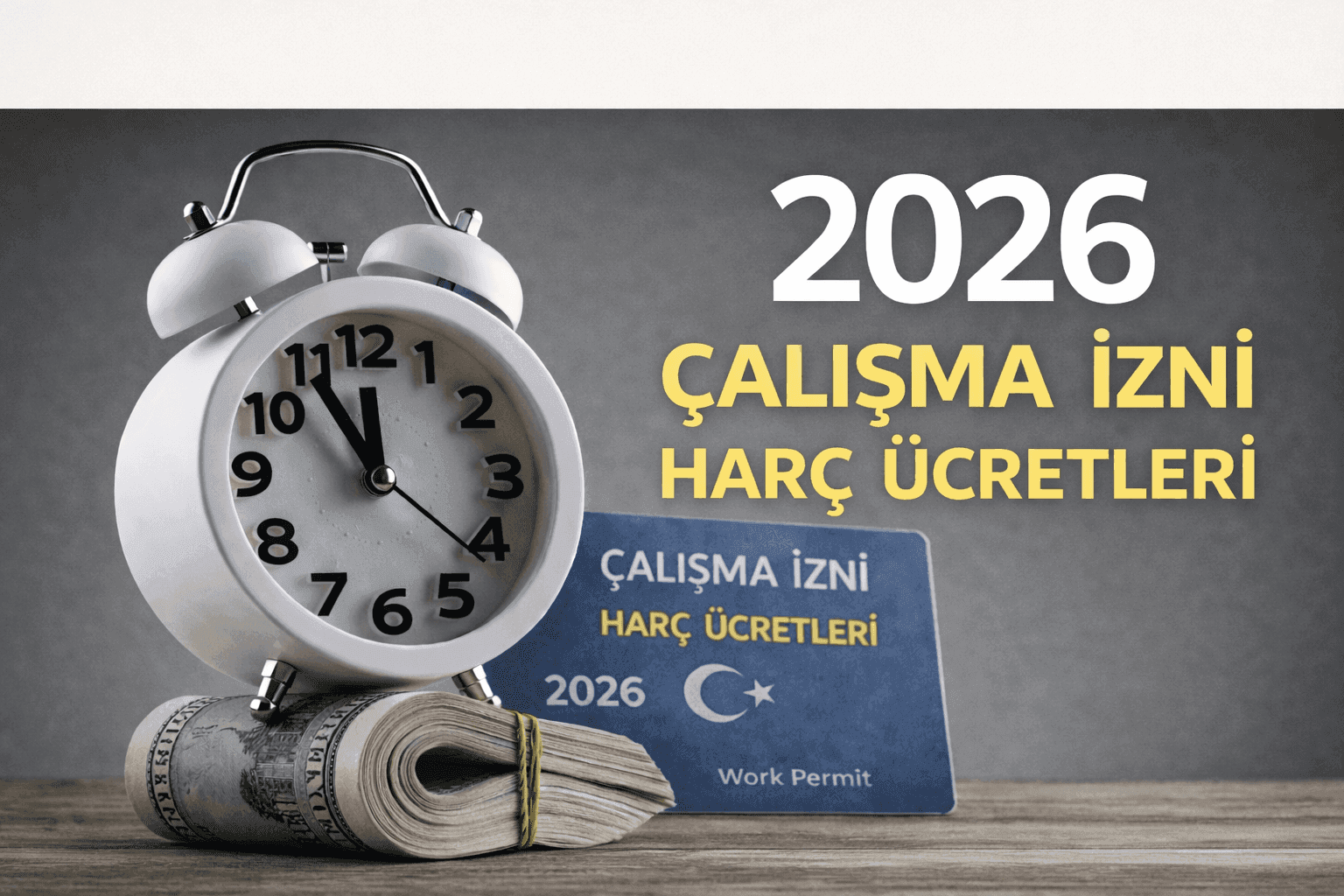 2026 çalışma izni harç ücretleri 1 yıllık 2 yıllık süresiz izin tutarları duyuru görseli